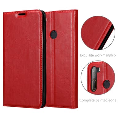 HTC Desire 20 PRO lommebokdeksel case (rød)