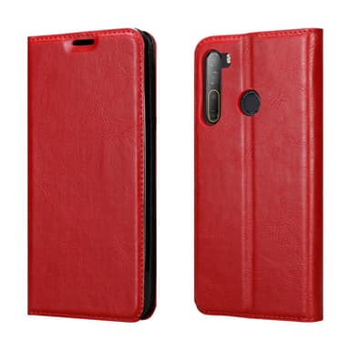 HTC Desire 20 PRO lommebokdeksel case (rød)
