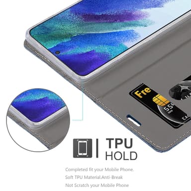 Samsung Galaxy S22 PLUS lommebokdeksel etui (blå)
