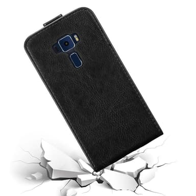 Asus ZenFone 3 (5.2 tomme) deksel flip cover (svart)