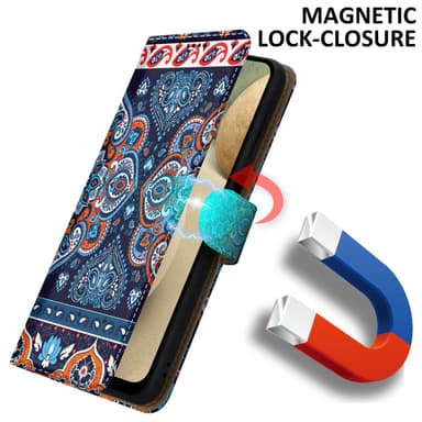 Samsung Galaxy A12 / M12 lommebokdeksel etui (blå)