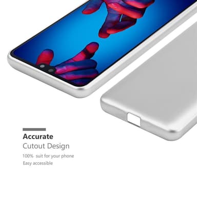 Deksel Huawei P20 Case Cover (sølv)
