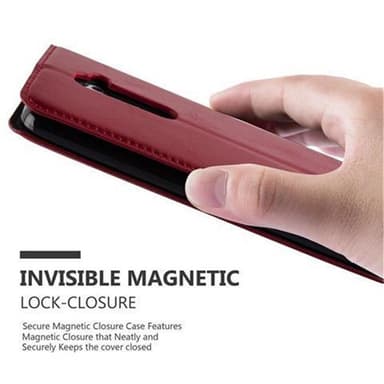 LG G2 lommebokdeksel case (rød)