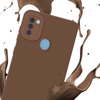Samsung Galaxy A11 / M11 Deksel case (brun)