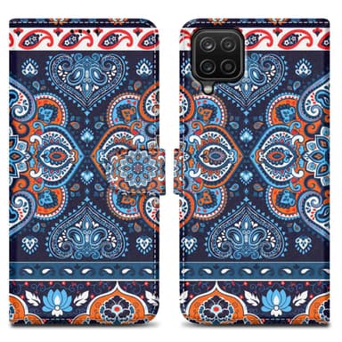 Samsung Galaxy A12 / M12 lommebokdeksel etui (blå)
