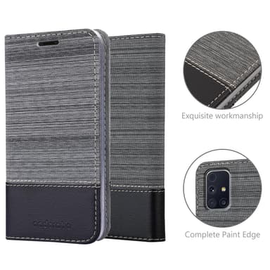 Samsung Galaxy M31s lommebokdeksel etui (grå)