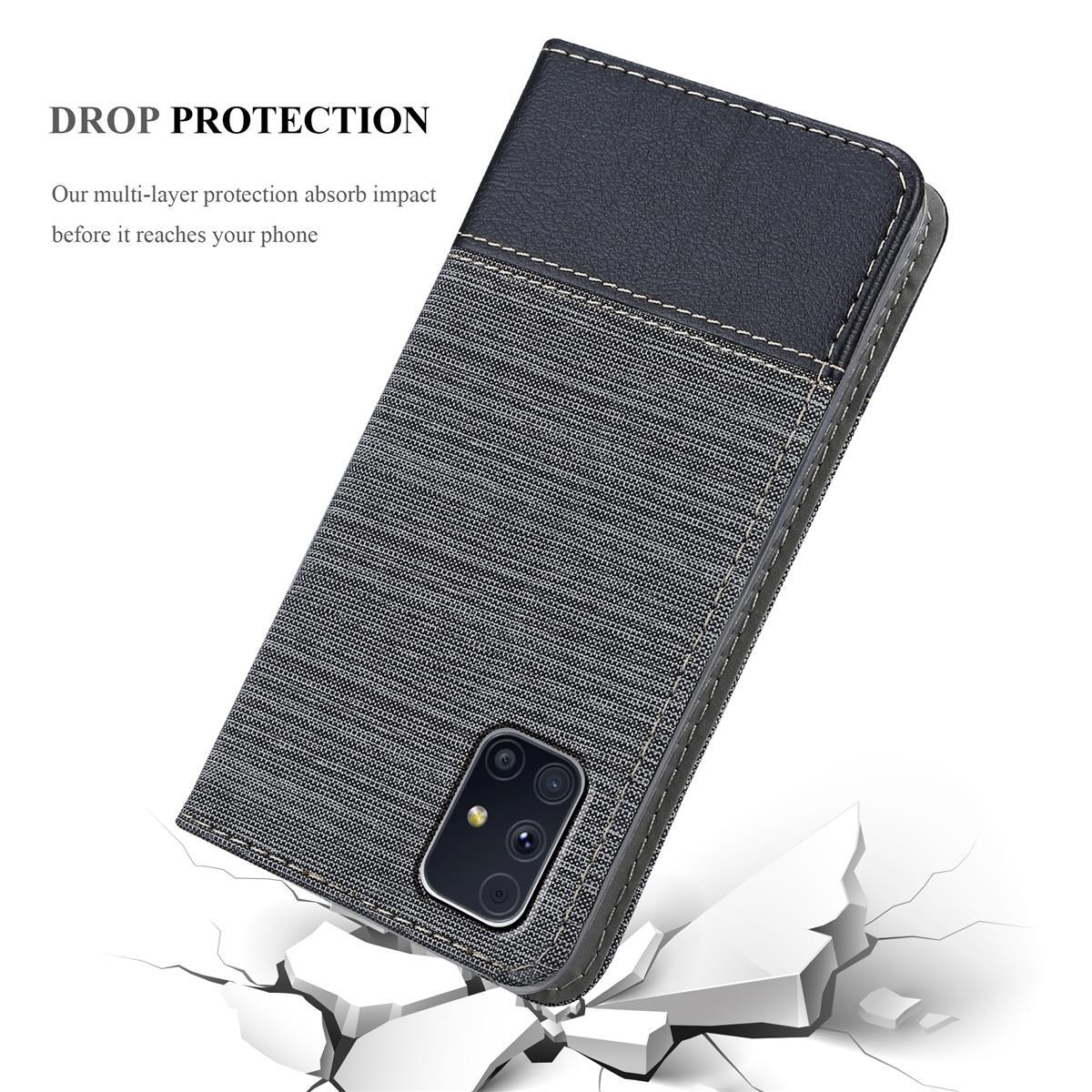 Samsung Galaxy M31s lommebokdeksel etui (grå)