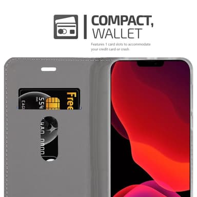 iPhone 12 PRO MAX lommebokdeksel etui (grå)