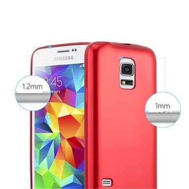 Deksel Samsung Galaxy S5 / S5 NEO Case Cover (rød)