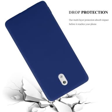 Deksel Nokia 3 2017 Silikon cover (blå)