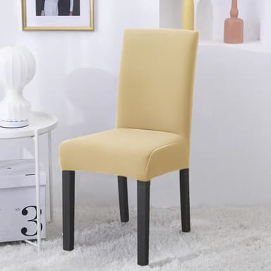 4x Stoltrekk 38-45 cm sete og 45-65 cm rygghøyde (krem)