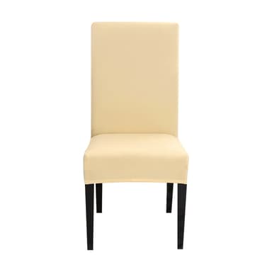 4x Stoltrekk 38-45 cm sete og 45-65 cm rygghøyde (krem)