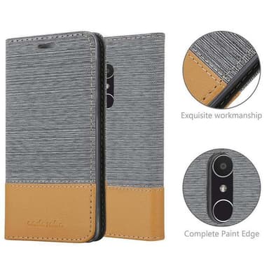 Alcatel 3 2018 lommebokdeksel etui (grå)