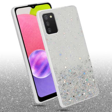 Samsung Galaxy A03s Silikondeksel Glitter