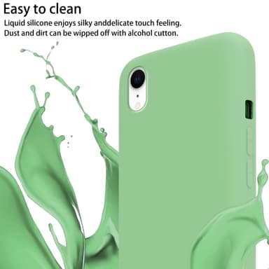 Deksel iPhone XR med Halskjede (grønn)