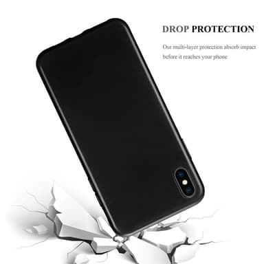 iPhone XS MAX silikondeksel cover (svart)