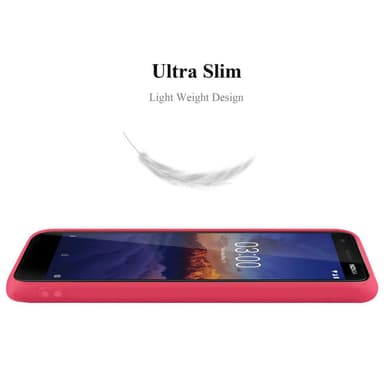 Deksel Nokia 3.1 Silikon cover (rød)