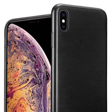 iPhone XS MAX silikondeksel cover (svart)