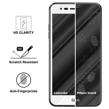 LG K4 2017 Skjermbeskytter Skärmskydd (hvit)
