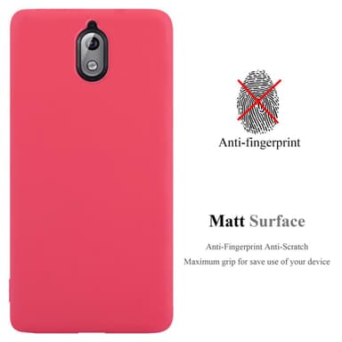 Deksel Nokia 3.1 Silikon cover (rød)