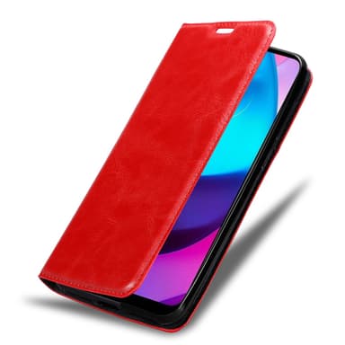 Motorola MOTO E20 / E30 / E40 lommebokdeksel case (rød)
