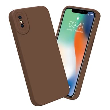 iPhone X / XS Deksel case (brun)