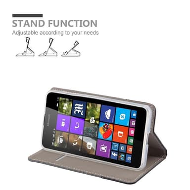 Nokia Lumia 540 lommebokdeksel etui (grå)