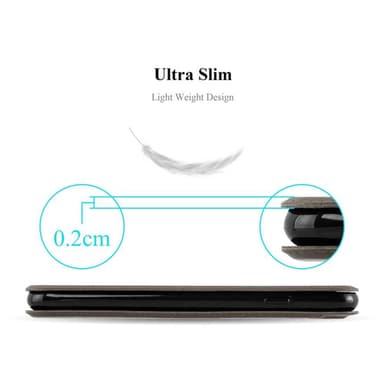Sony Xperia Z5 PREMIUM lommebokdeksel cover (brun)
