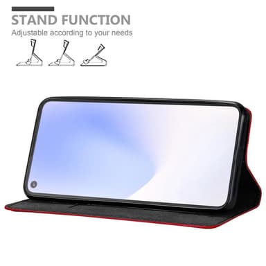 Google PIXEL 5 XL lommebokdeksel case (rød)