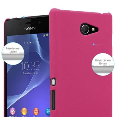 Sony Xperia M2 / M2 AQUA Hardt Deksel Cover (rosa)