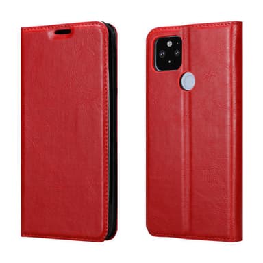 Google PIXEL 5 XL lommebokdeksel case (rød)