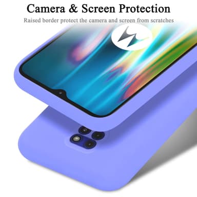Motorola MOTO G9 PLAY silikondeksel case (Lilla)
