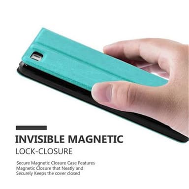 Huawei P8 LITE 2015 lommebokdeksel cover (turkis)
