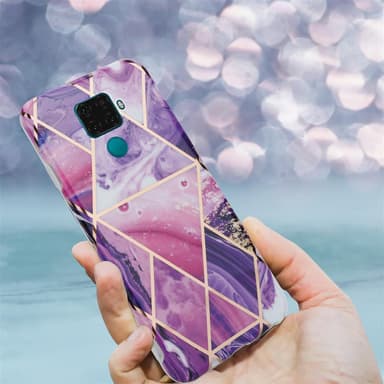 Huawei MATE 30 LITE lommebokdeksel etui (lilla)
