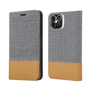 iPhone 12 PRO MAX lommebokdeksel etui (grå)