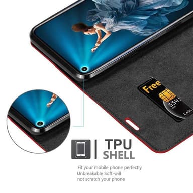 Honor 20 / 20S / Huawei NOVA 5T lommebokdeksel case
