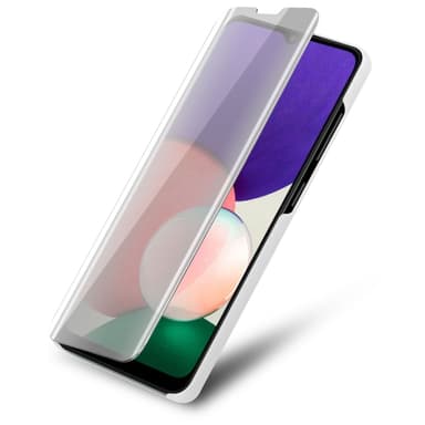 Samsung Galaxy A22 5G lommebokdeksel etui (sølv)