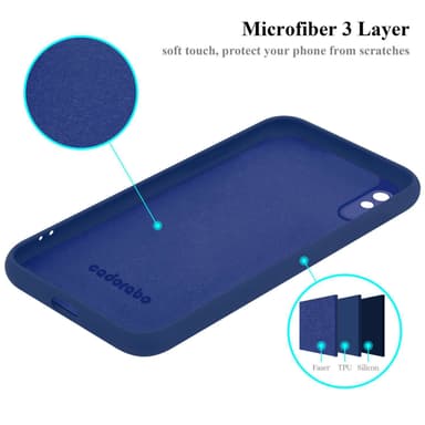 Xiaomi RedMi 9A / RedMi 9AT silikondeksel case (Blå)