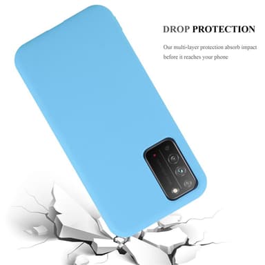 Deksel Honor X10 Silikon cover (blå)