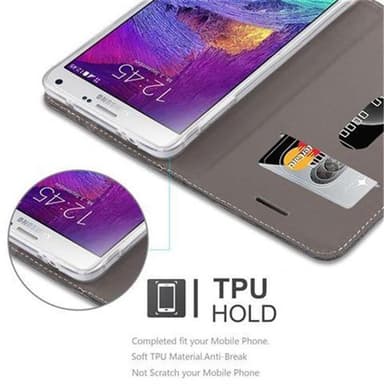 Samsung Galaxy NOTE 4 lommebokdeksel etui (grå)
