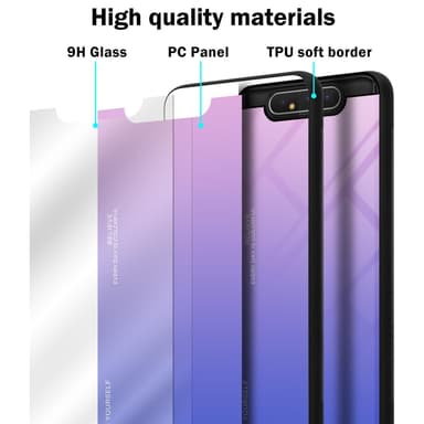 Deksel Samsung Galaxy A80 / A90 4G Case Cover (svart)