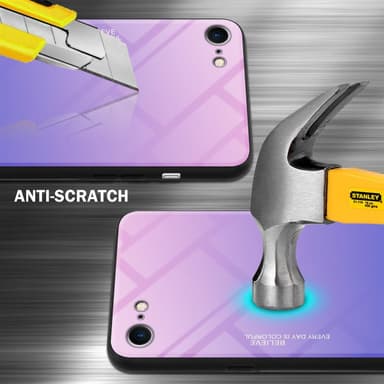 Deksel iPhone 7 / 7S / 8 / SE 2020 Case Cover (svart)