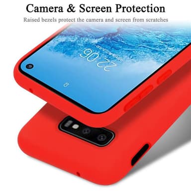 Samsung Galaxy S10e silikondeksel case (rød)
