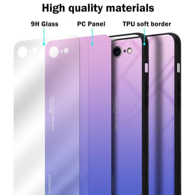 Deksel iPhone 7 / 7S / 8 / SE 2020 Case Cover (svart)