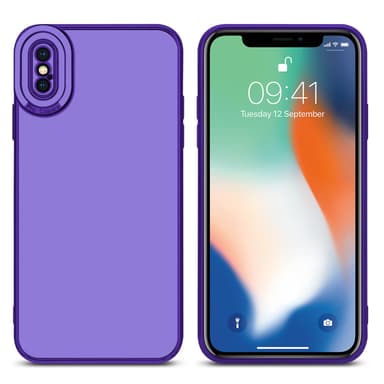iPhone X / XS silikondeksel cover (lilla)