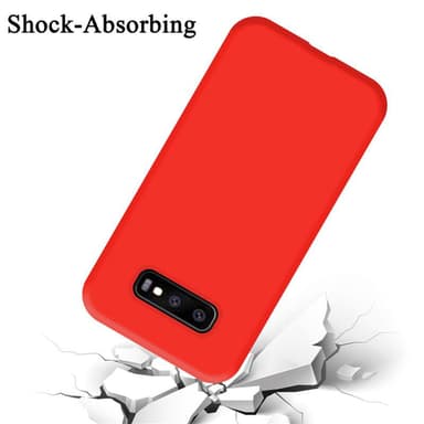 Samsung Galaxy S10e silikondeksel case (rød)