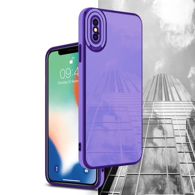iPhone X / XS silikondeksel cover (lilla)