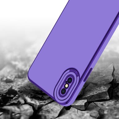 iPhone X / XS silikondeksel cover (lilla)