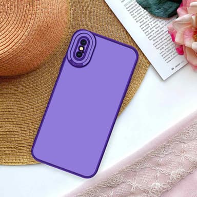 iPhone X / XS silikondeksel cover (lilla)