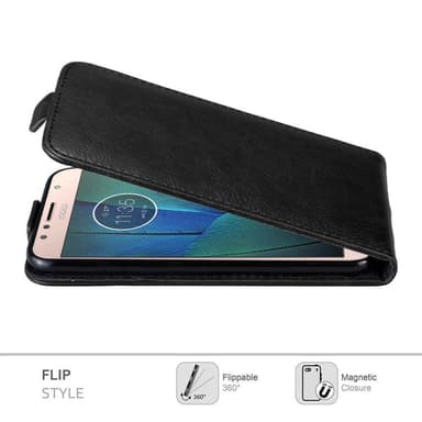 Motorola MOTO G5S PLUS deksel flip cover (svart)